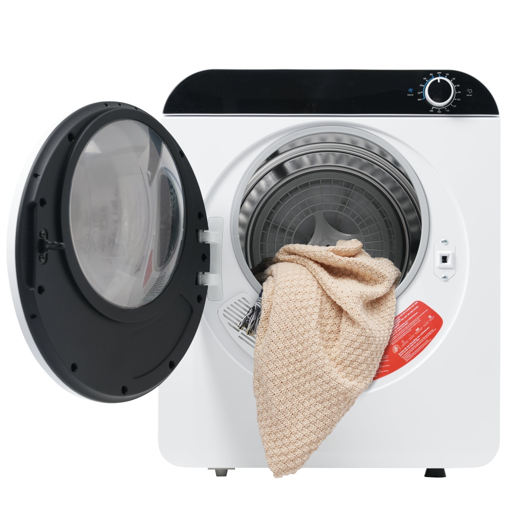 Exhaust Gas Dryer, 3kg Capacity, 830W with 4 Programs and Overheat Pro ...