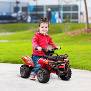 Children's Quad Electric 6V with Forward Function, Music, Red