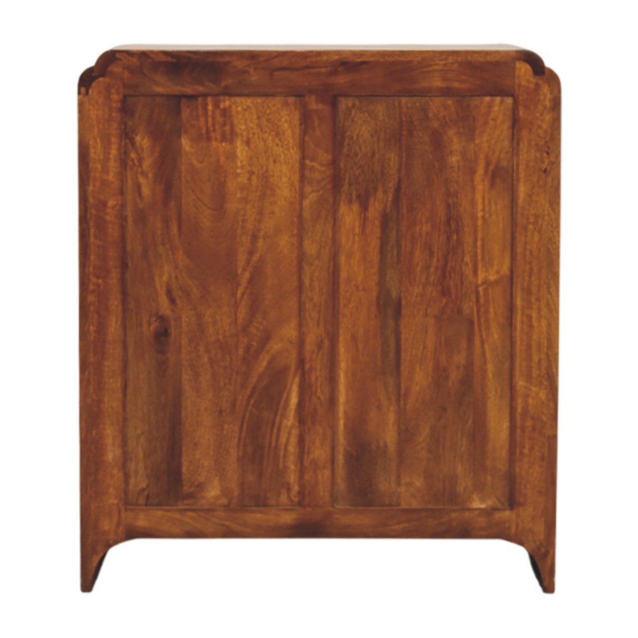 Newton Chestnut 3 Drawer Chest, Solid Wood Dark Brown