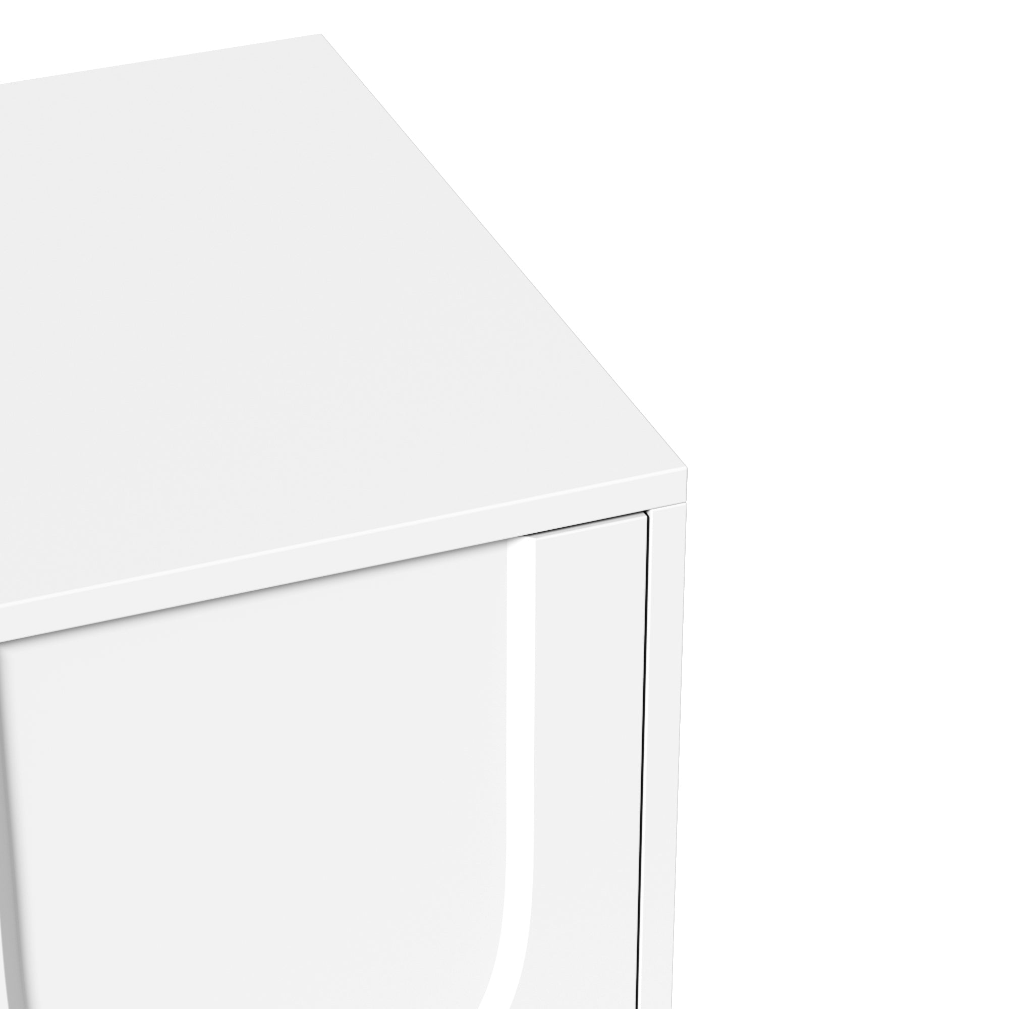 TV Cabinet, Minimalist Elegant with Storage, Wooden Legs White