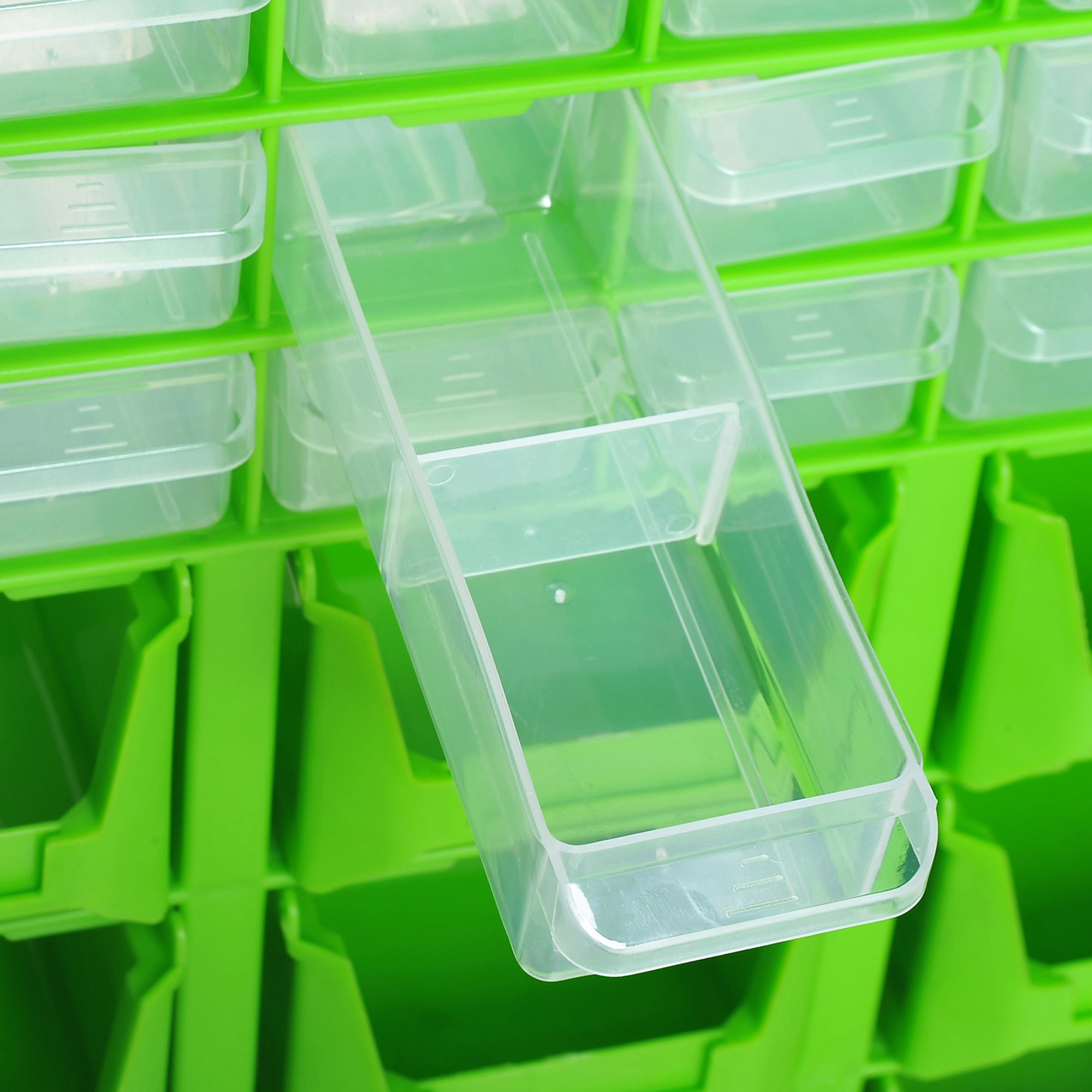 DURHAND Sorting Box with 39 Compartments, L38xW16xH47.5cm, Green