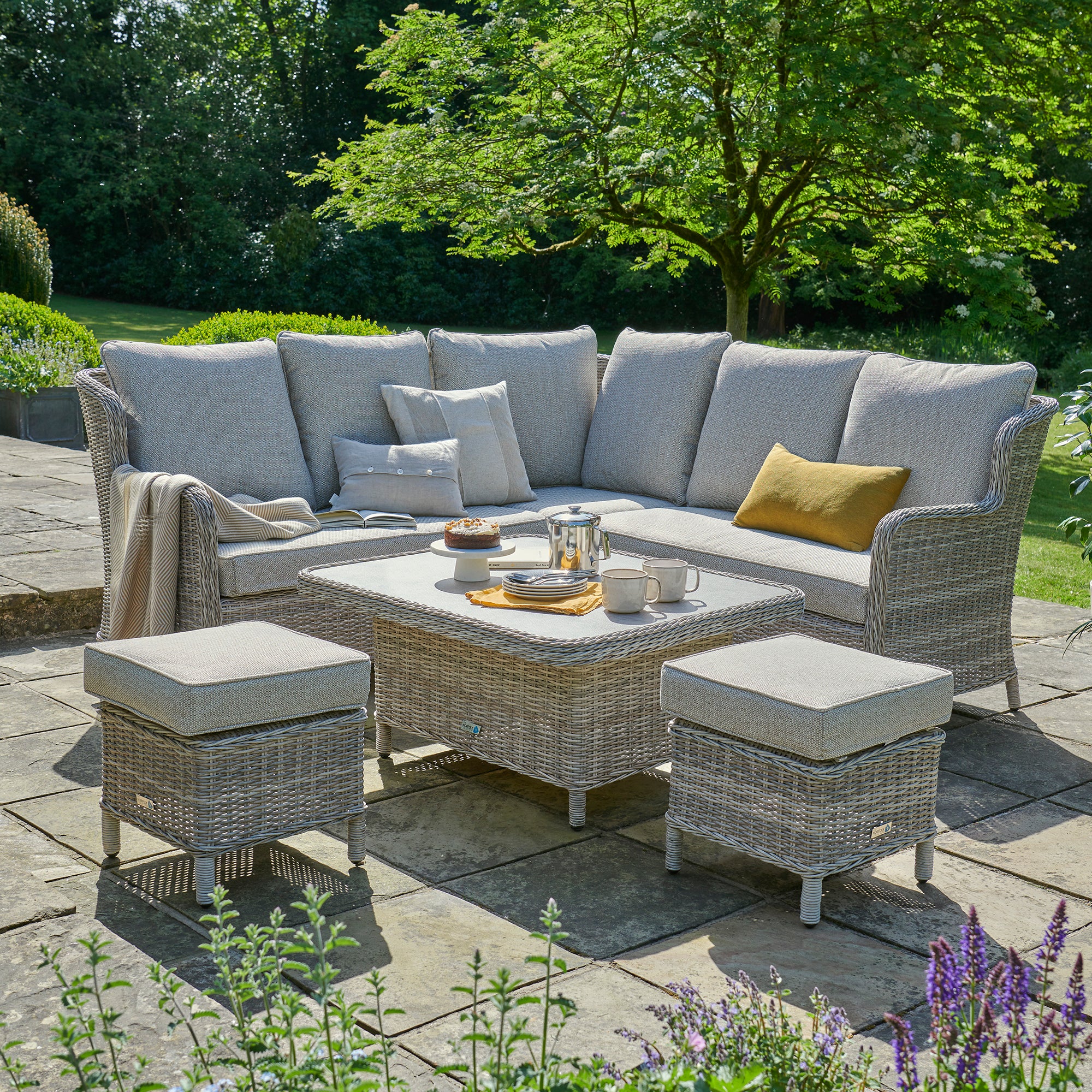 Vienna - Mini Corner Sofa Set (Beige)