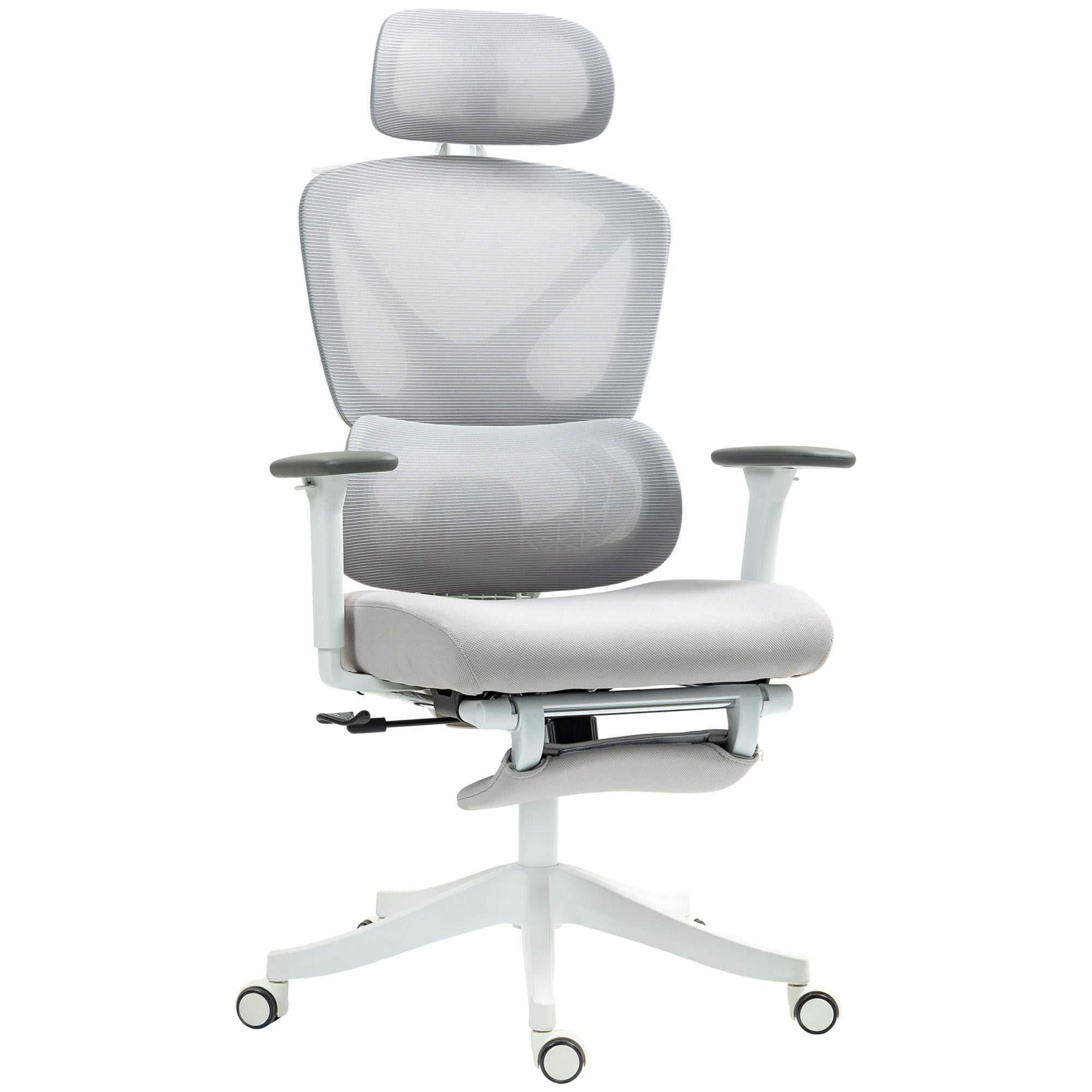 Office Chair Ergonomic Adjustable Grey