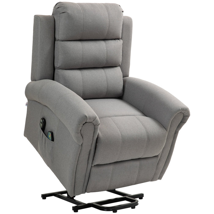 Electric TV Recliner Lift & Recline, Heat, Massage Chair Pocket Springs