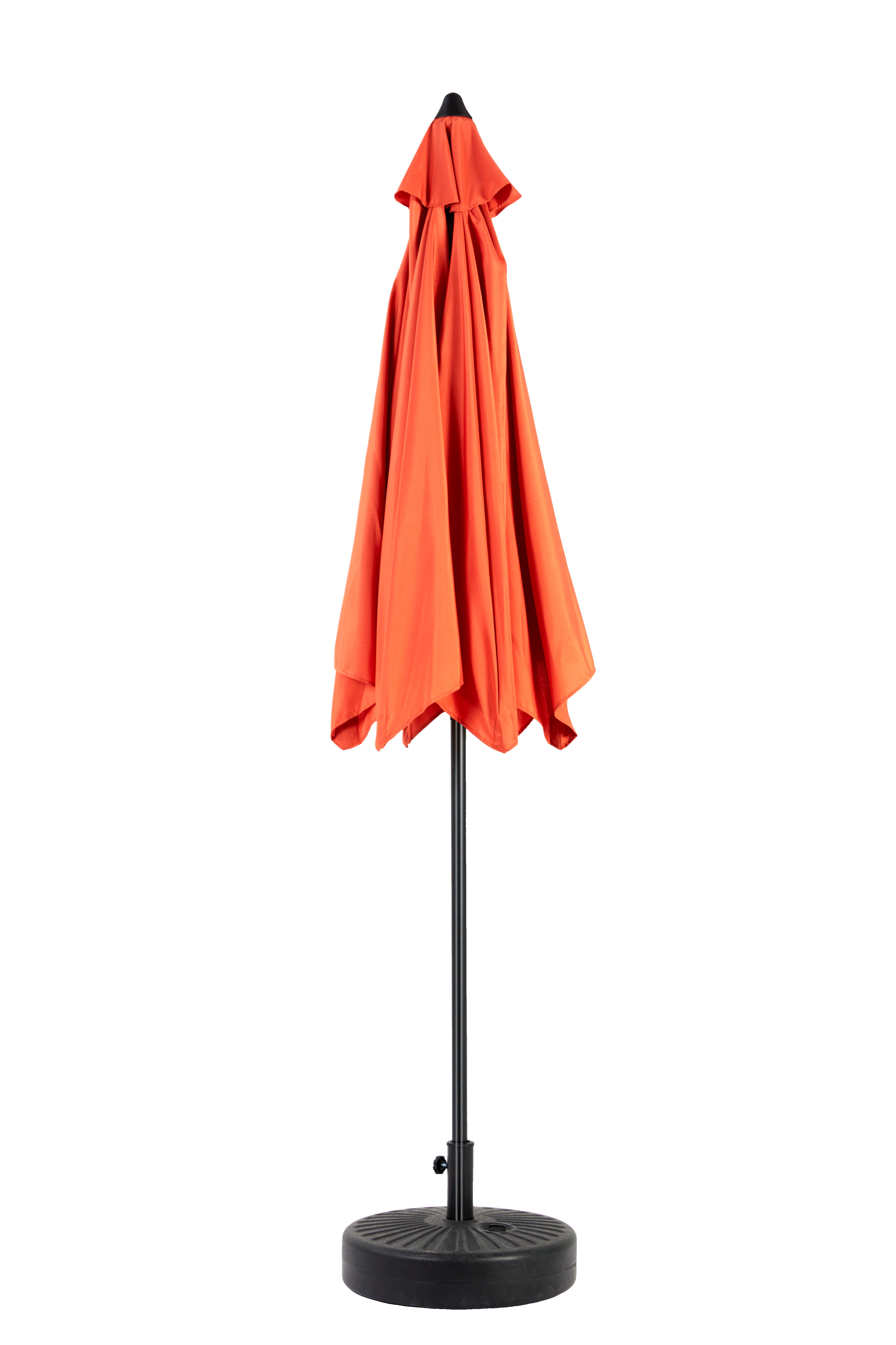 Outdoor Umbrella 9 Ft Double Sided Rectangular with Crank, Orange