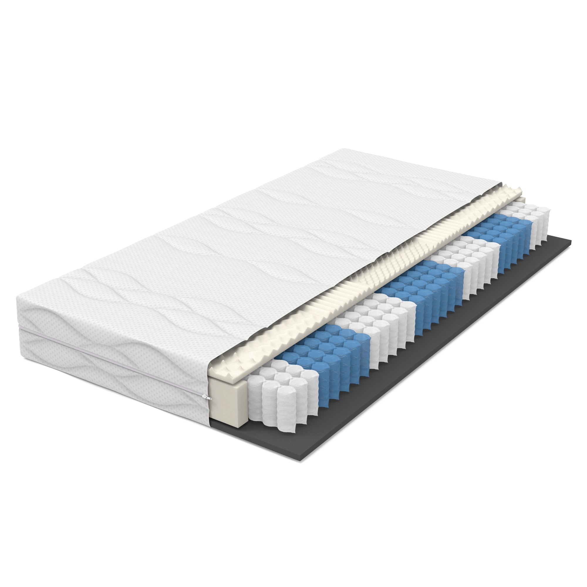 Mattress Pocket Spring H3 7-Zone Oeko-Tex Certified 160x200 cm (20 cm Height)