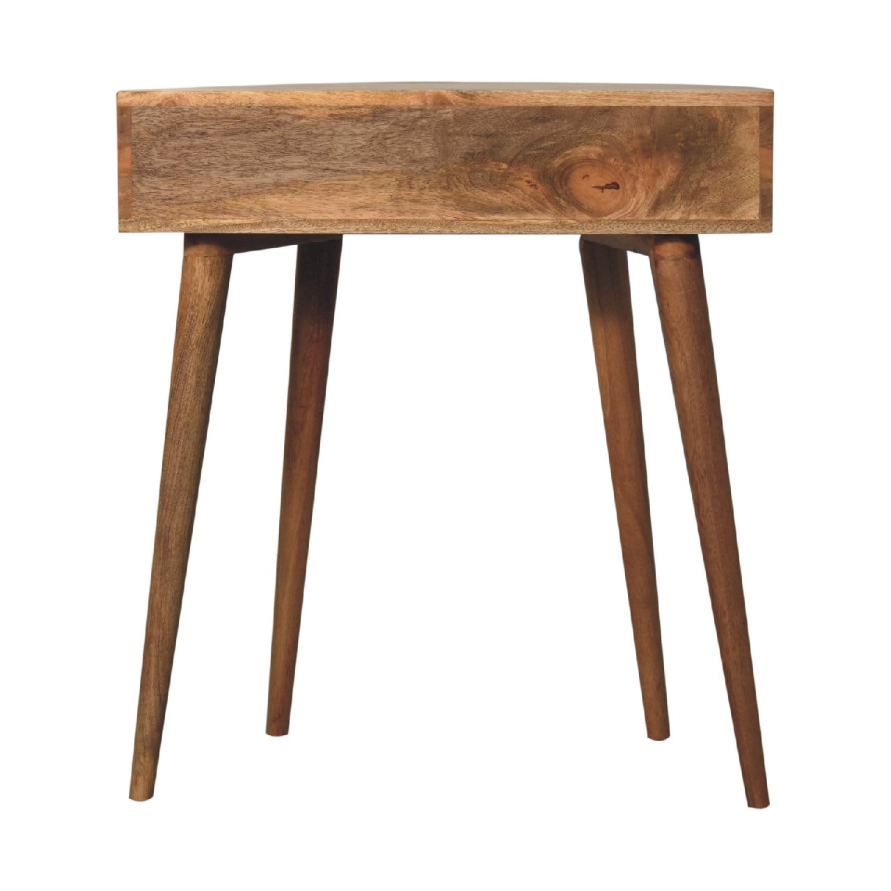Odyssey Console Table, Solid Mango Wood, Oak-ish Finish