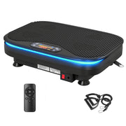 Vibration Plate for Fitness Exercises, Bluetooth, Remote, 99 Speed Levels, Black Plastic/Steel