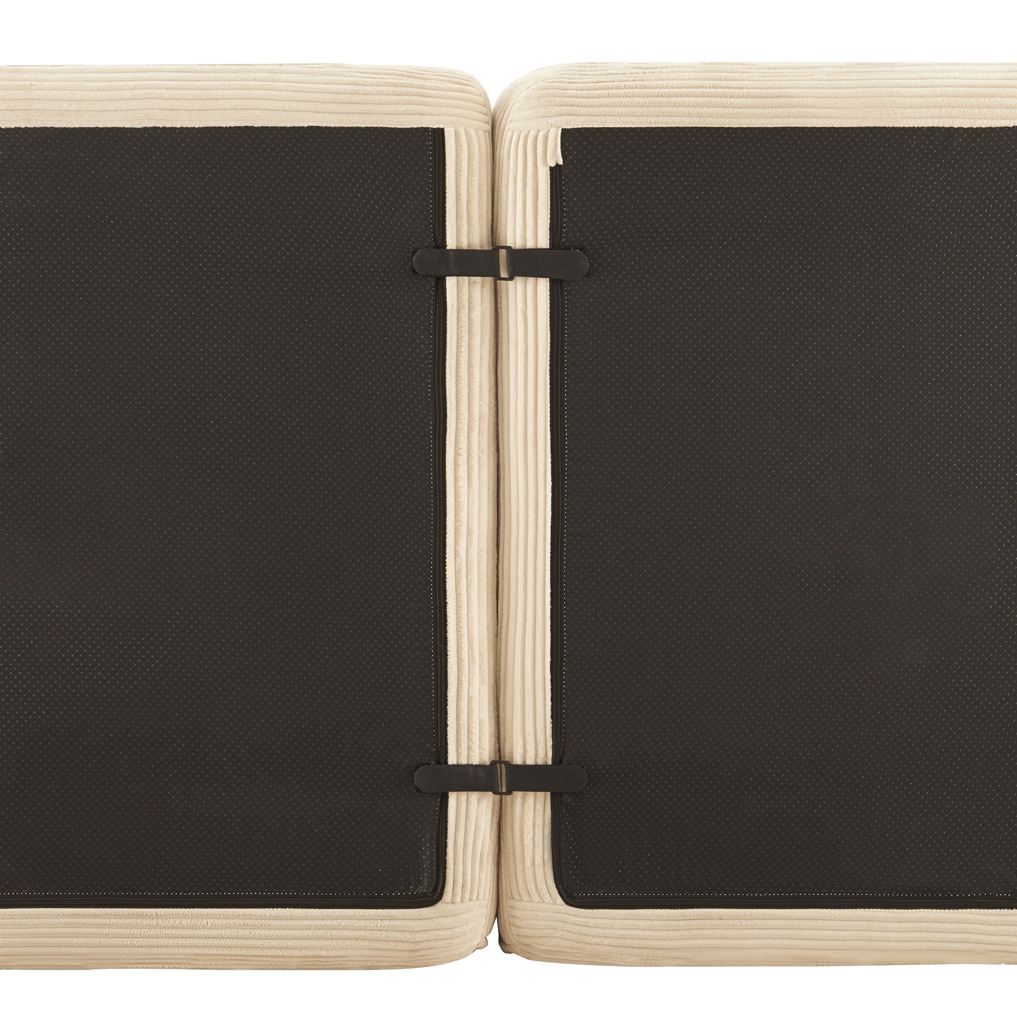 Cloud Modular Sofa U-shaped Ottoman 3-Seater - Corduroy Beige