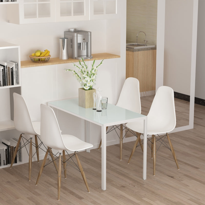 Dining Table 120x60cm Modern Design - White