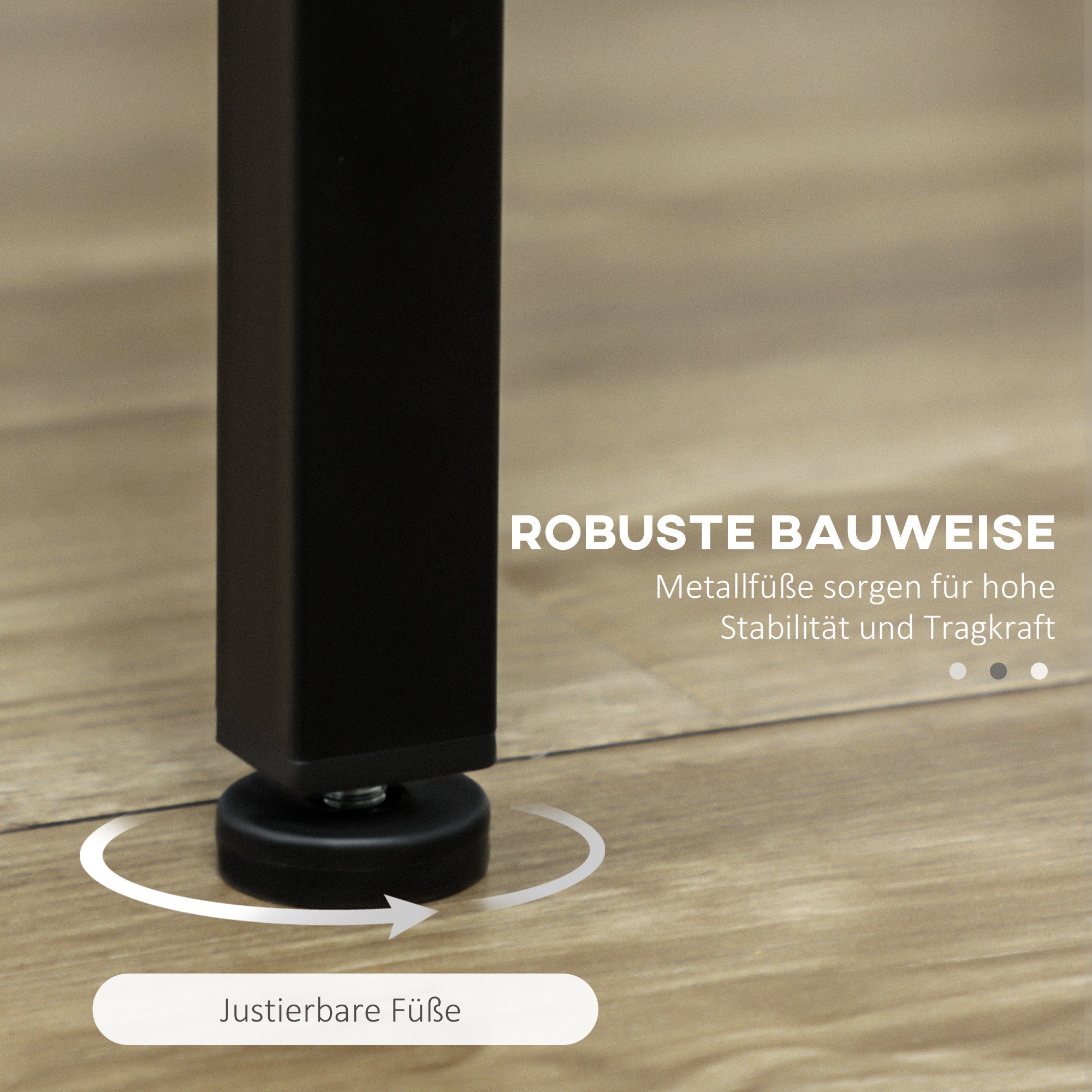 5-Piece Bar Table Set, 4 Bar Stools Industrial Design Rustic Brown Metal