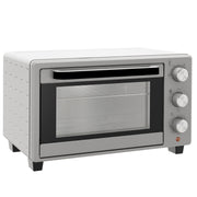 Small Oven 21L 100°C-230°C 3 Cooking Modes Stainless Steel Silver