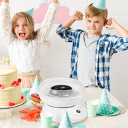 Zuckerwattemaschine für Partys, einfach zu bedienen, weiß