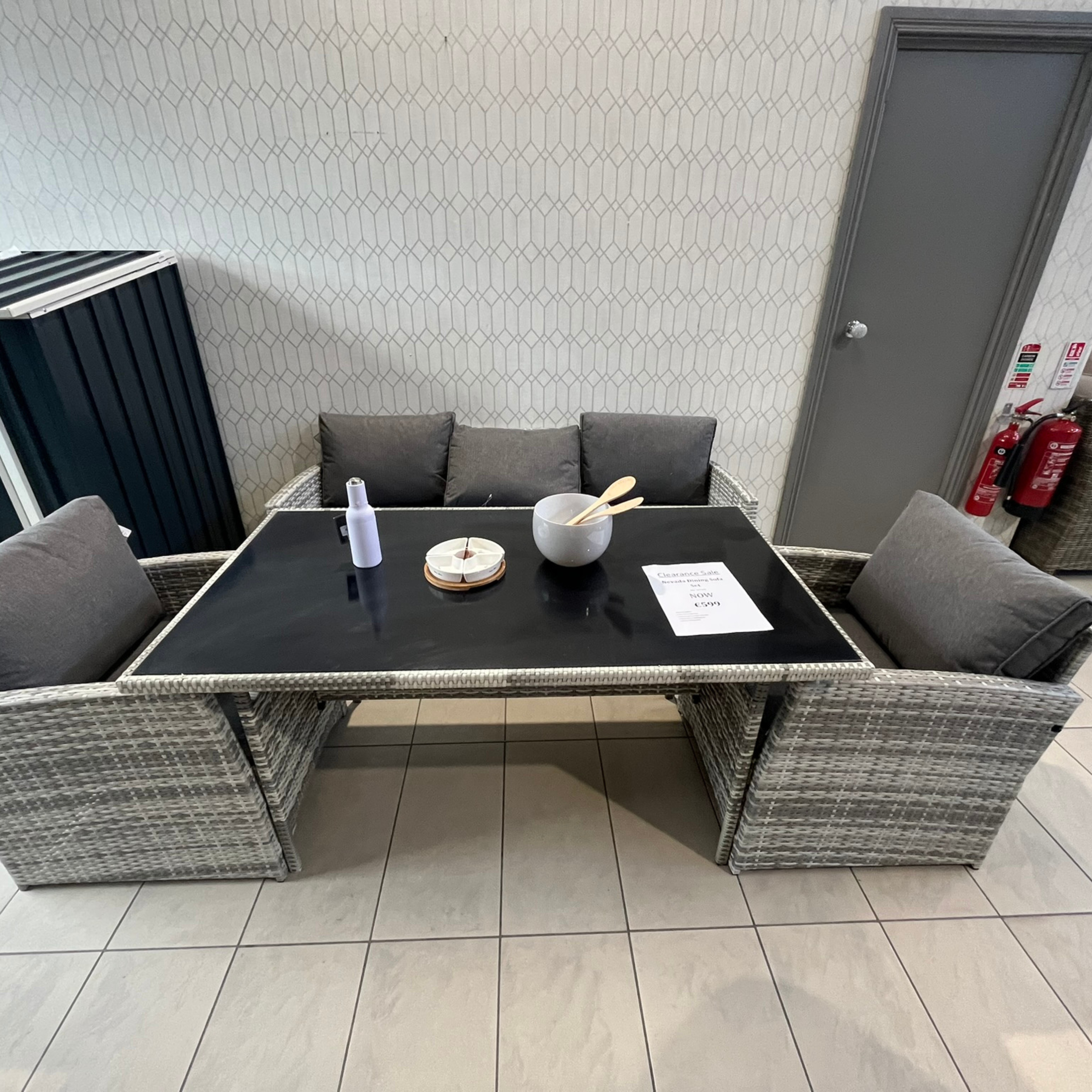 Nevada Dining Sofa Set - Clearance