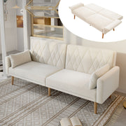 Sofa Bed, Two-Seater, Sleep Function, Velvet Fabric