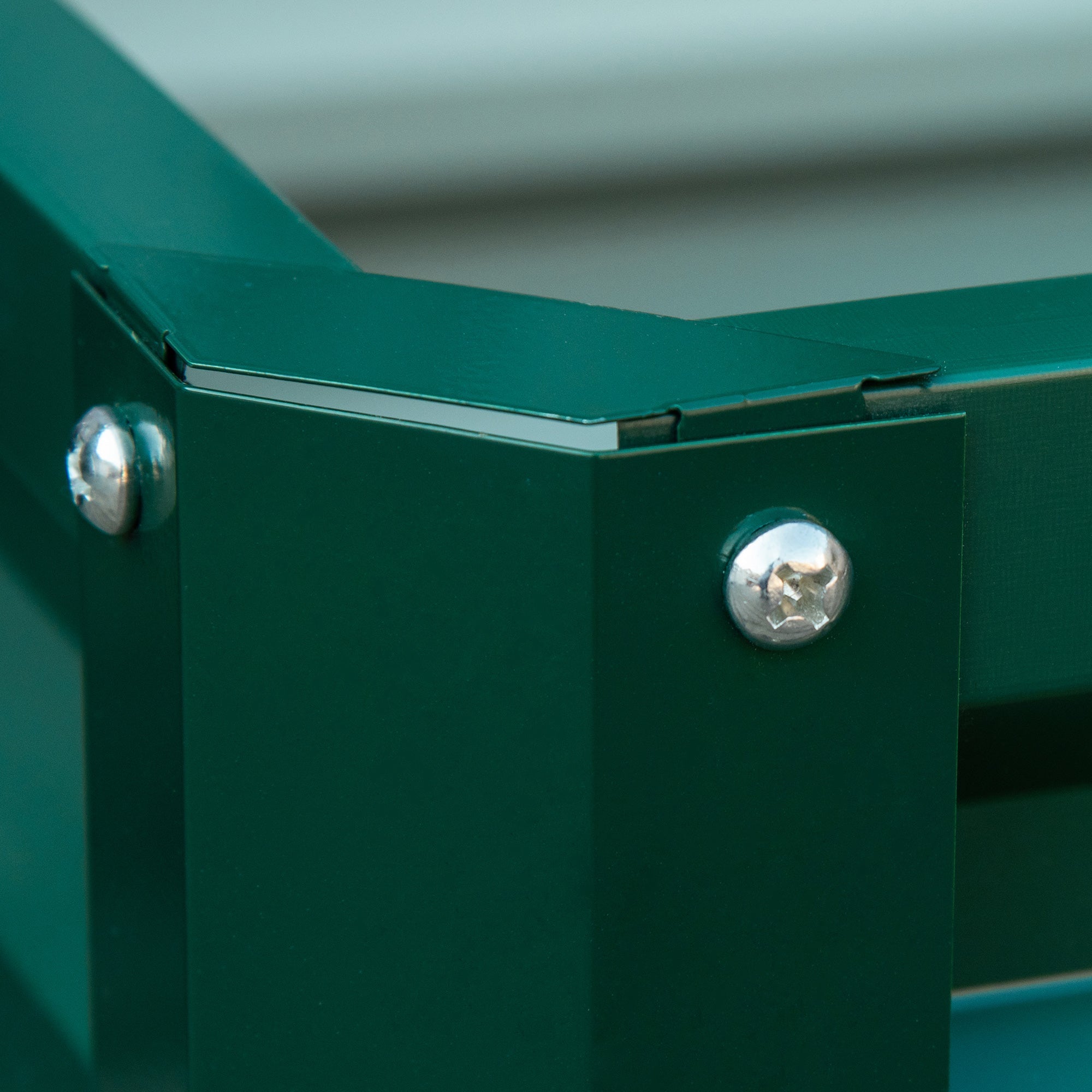 Planter Boxes, 60 x 60cm, Steel, Green