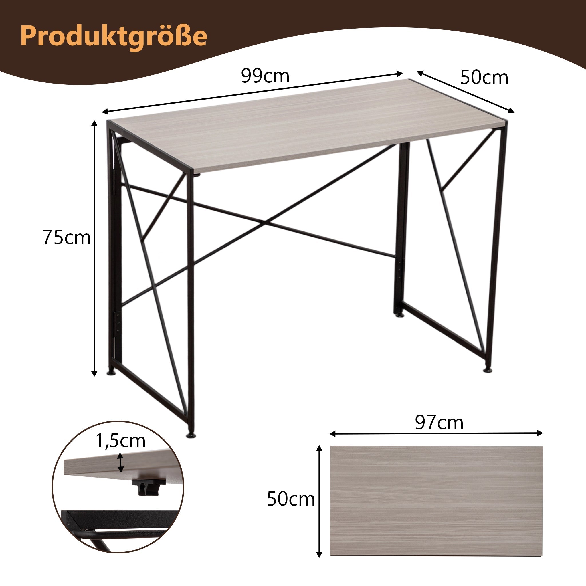 Desk - Natural Color