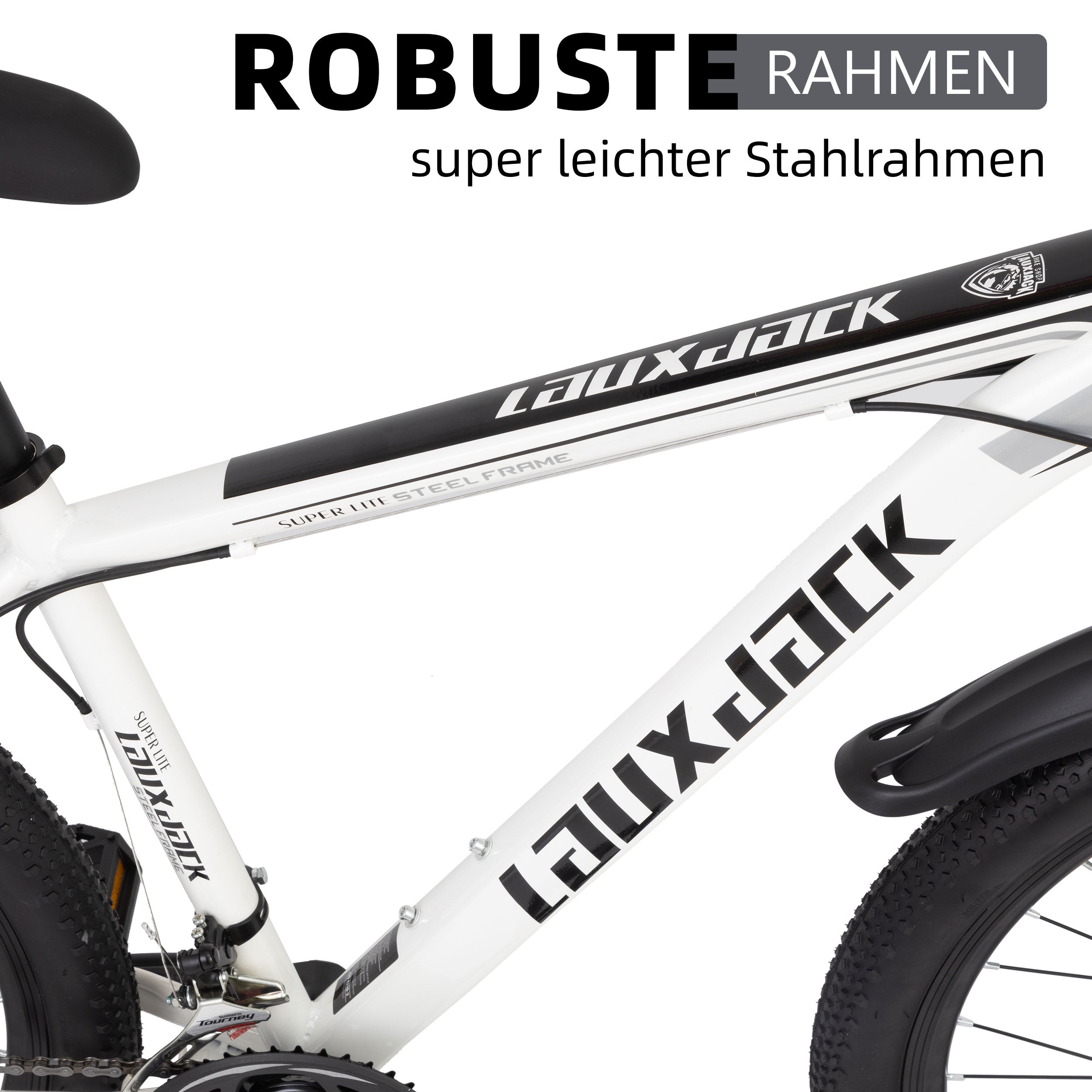 Hardtail Mountain Bike, 28-Inch 21-Speed Shimano Tourney with Disc Brakes, Black