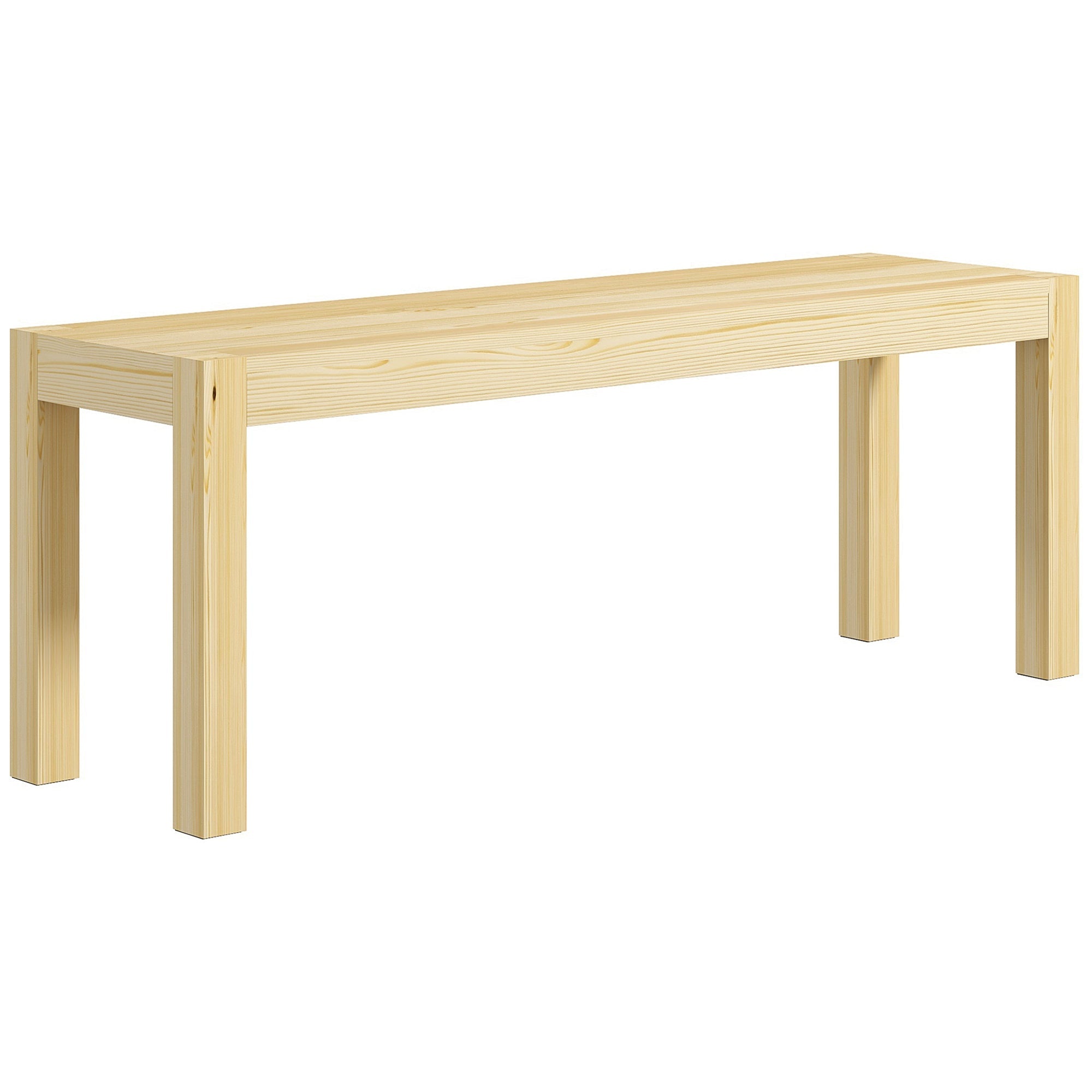2-Seater Dining Bench, Country Style 240kg Capacity, Pine Wood