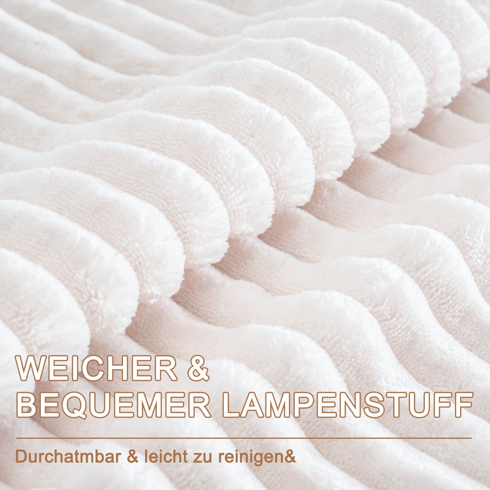 Modern U-Type Leisure Sofa with Modular Non-Assemble Design and Lounge Chairs, Lamp Fabric