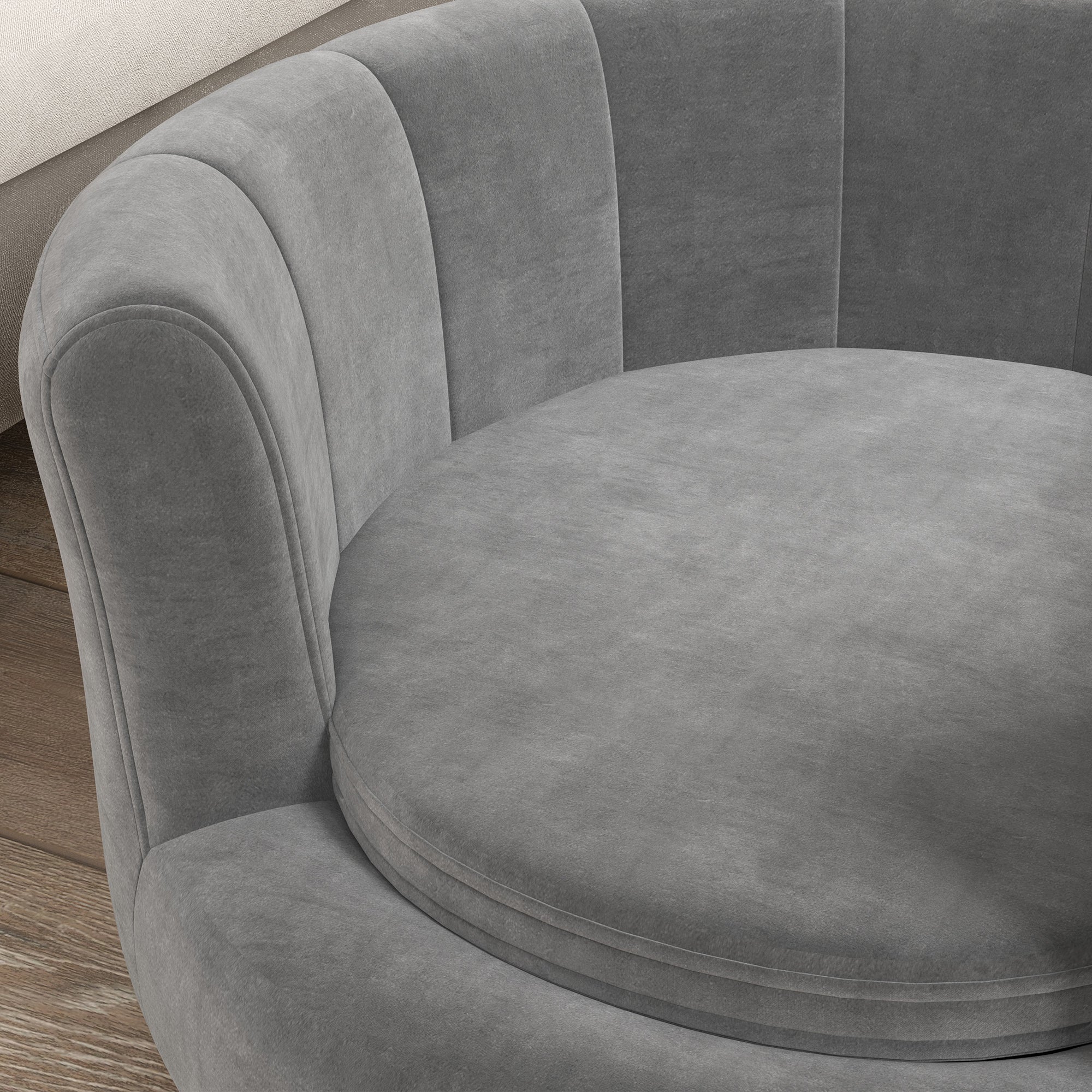 Hundesofa, waschbares Haustiersofa, Holzbeine, Grau