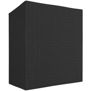 Firewood Rack Steel with Fabric Cover, 300kg Load Capacity, Black