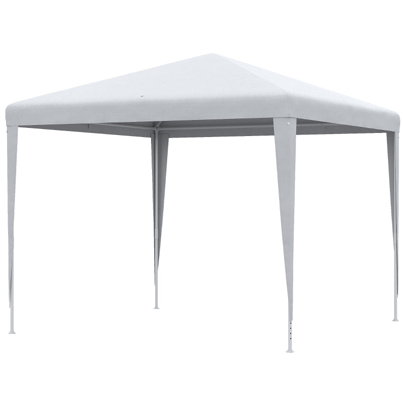 Pavilion, 2.7x2.7m Rectangular Water-Repellent, White