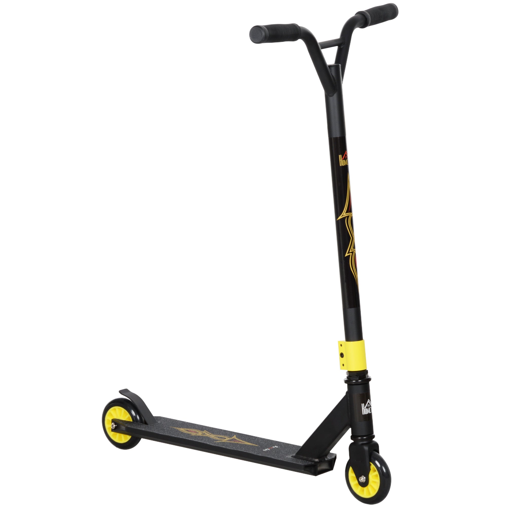 Stunt Scooter with ABEC 9 Bearings & 100mm Wheels, Synthetic Leather