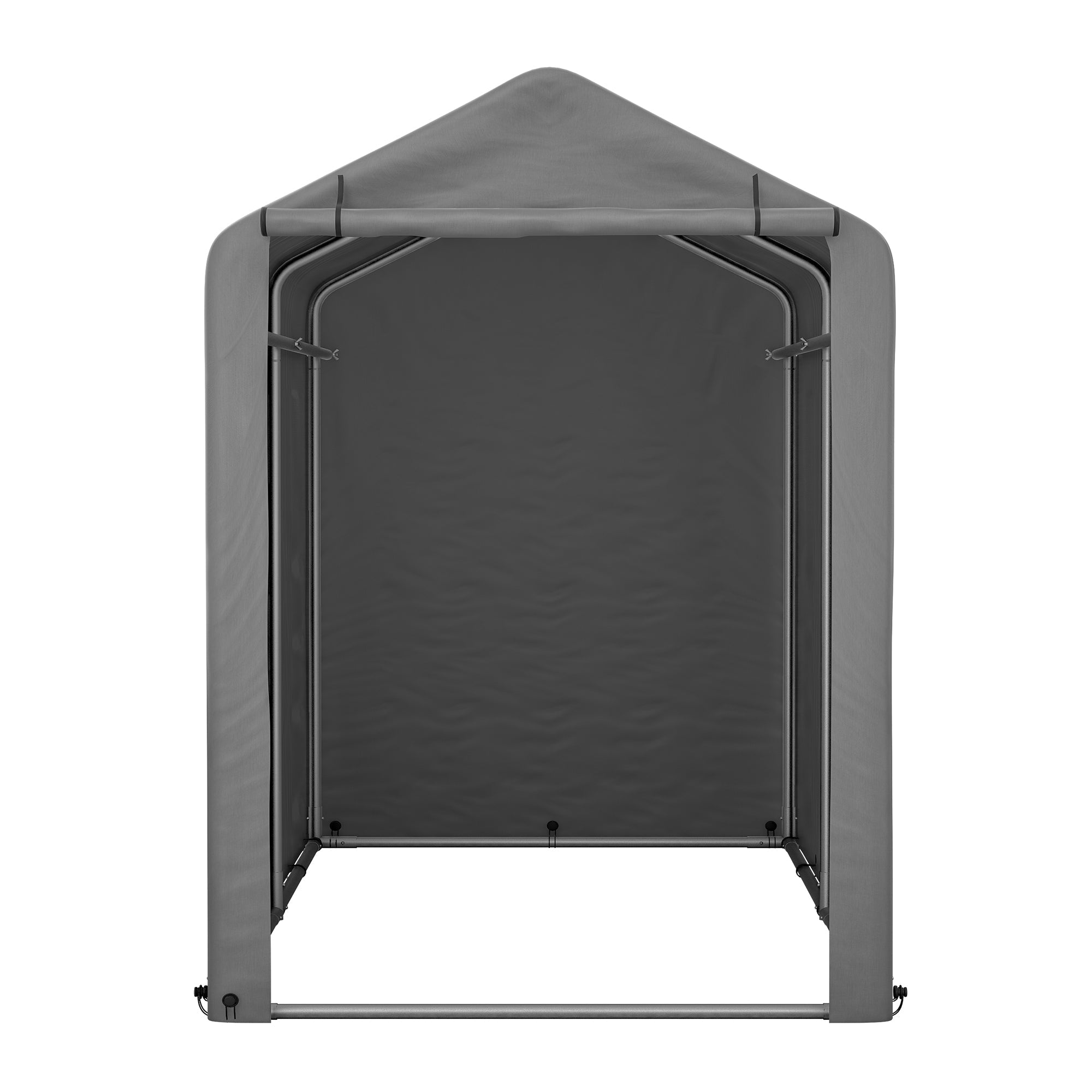 Bicycle Garage Tool Shed, 187x100x160 cm, Dark Gray