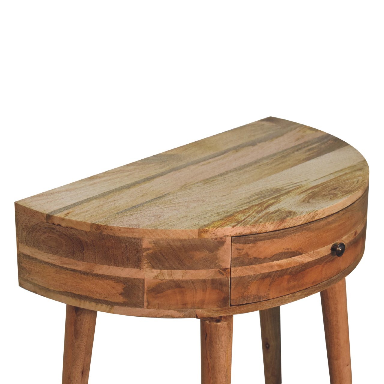 Odyssey Console Table, Solid Mango Wood, Oak-ish Finish
