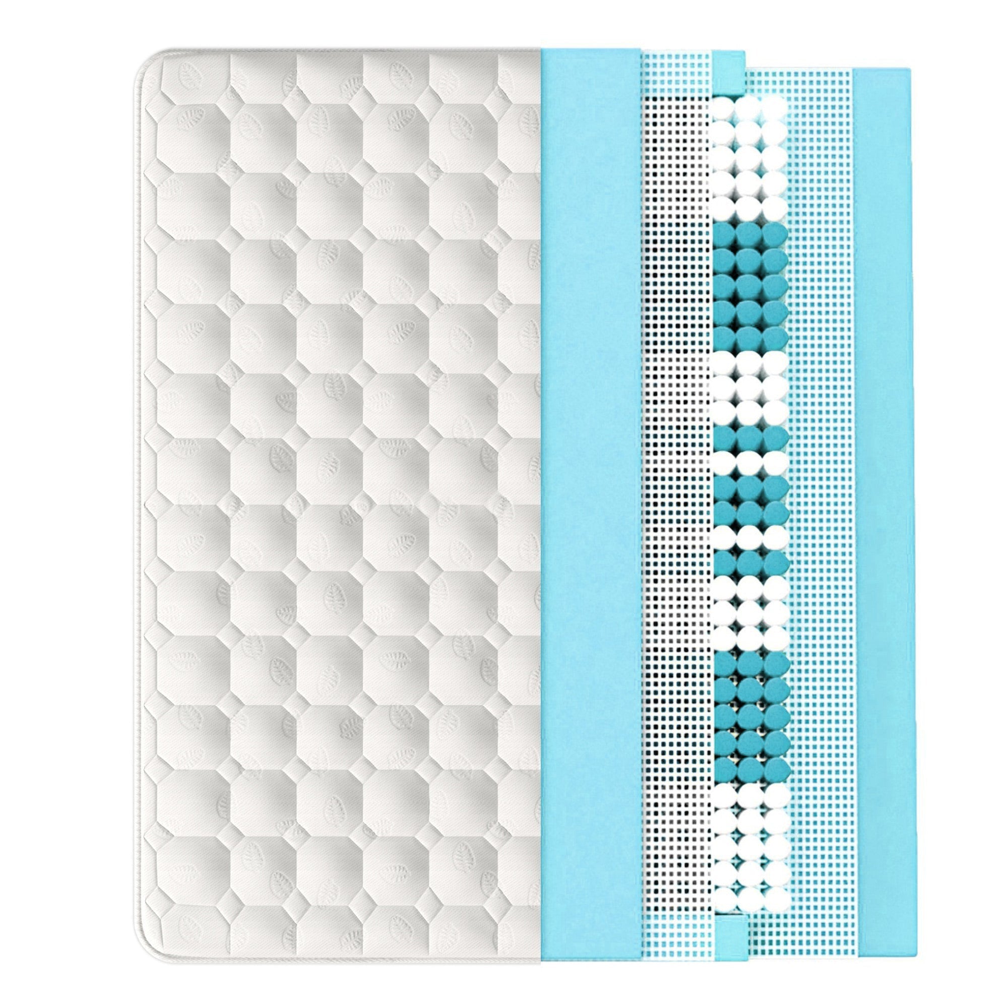 spring mattress, 7-zone cold foam, pocket springs, 160x200cm, 25cm height