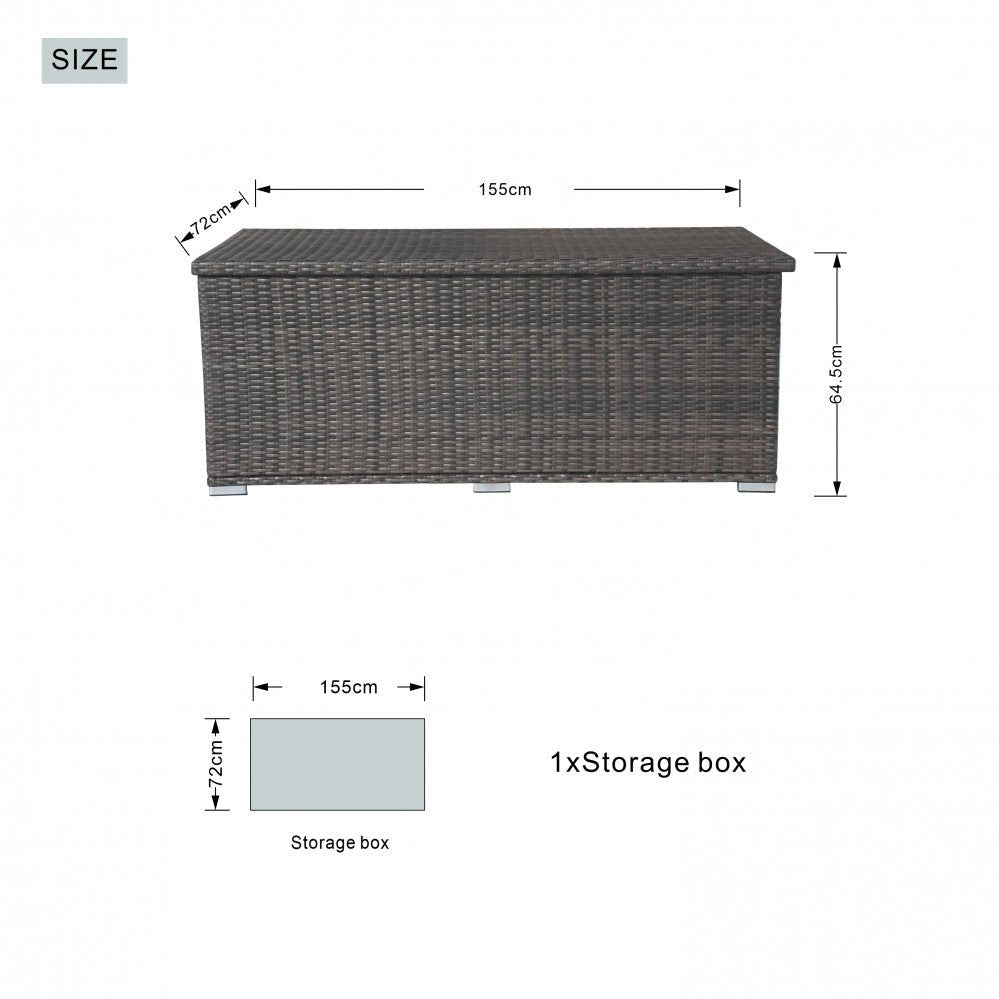 412L Storage Box - Brown - Rathwood Store