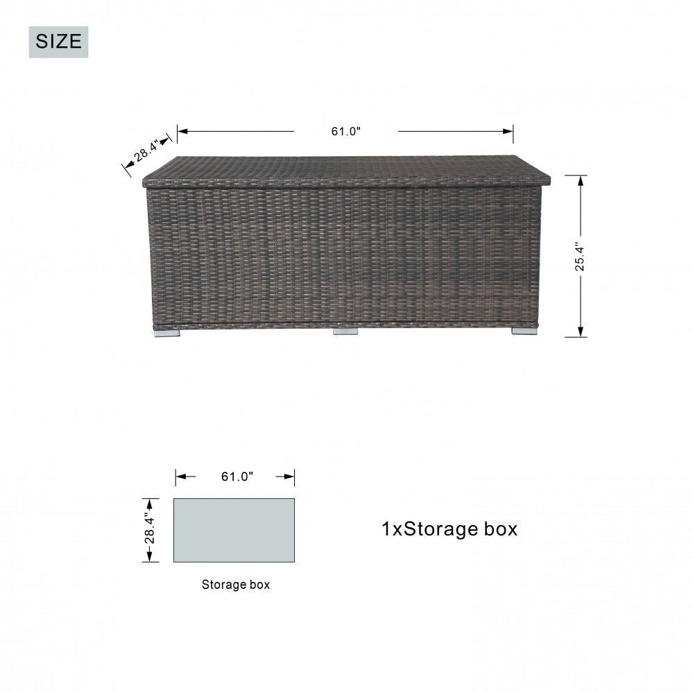 412L Storage Box - Brown - Rathwood Store