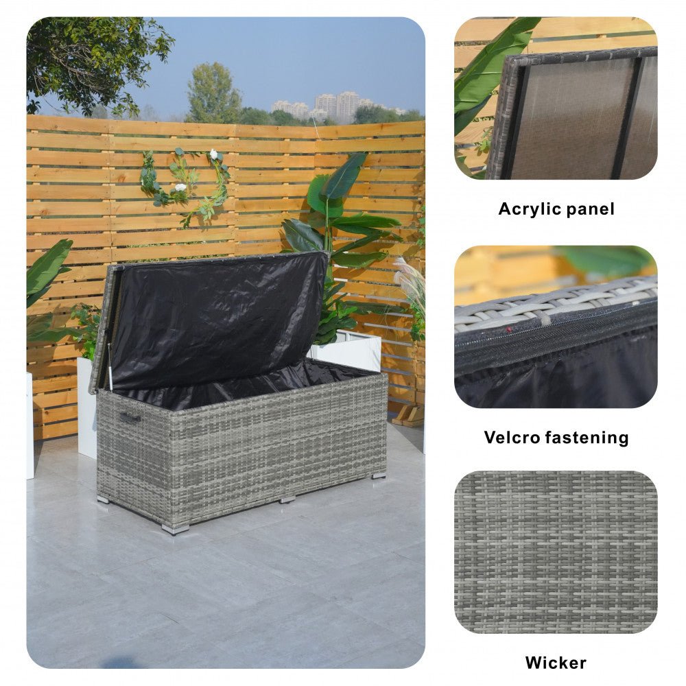 412L Storage Box - Grey - Rathwood Store