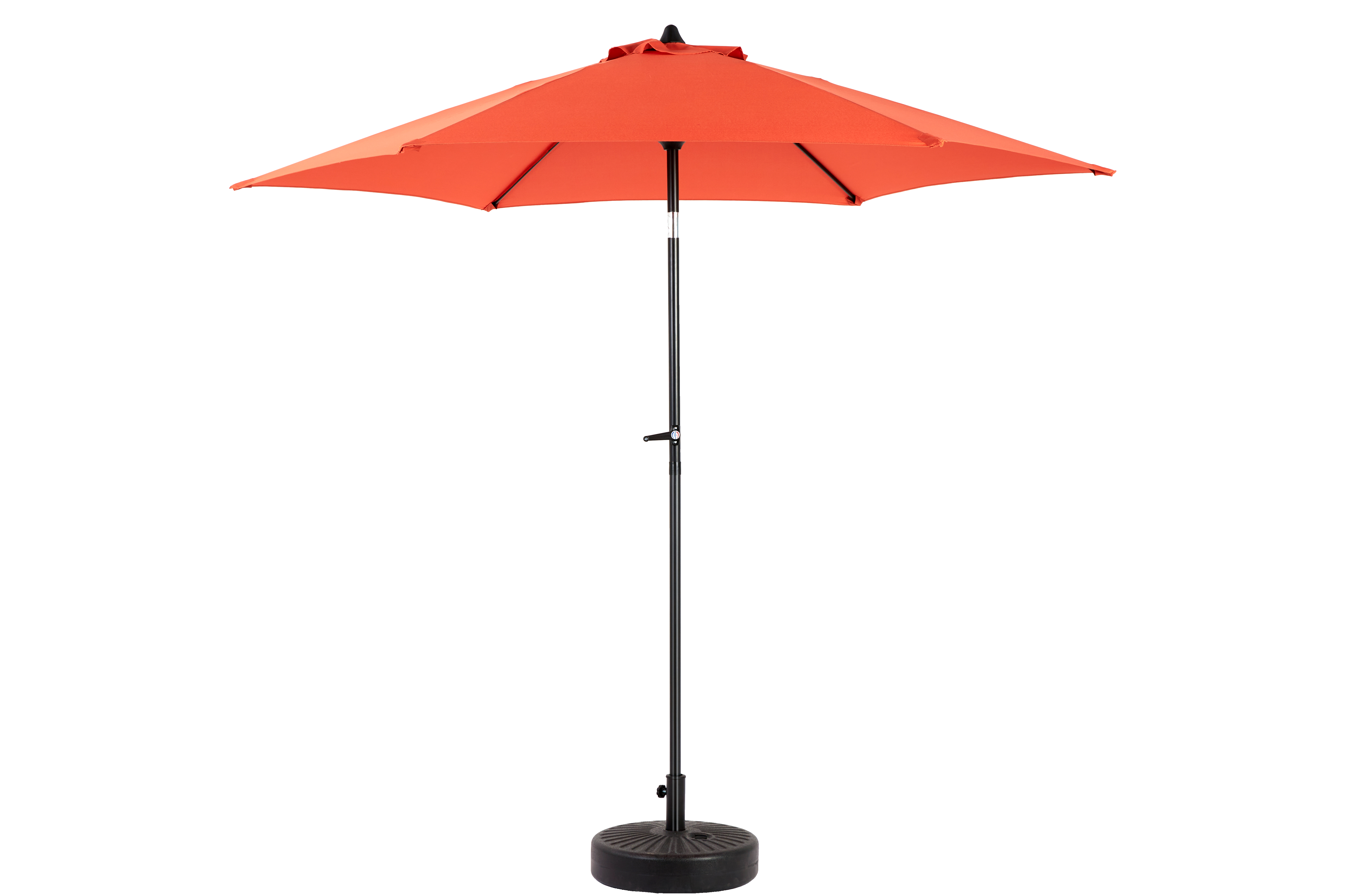 Outdoor Umbrella 9 Ft Double Sided Rectangular with Crank, Orange