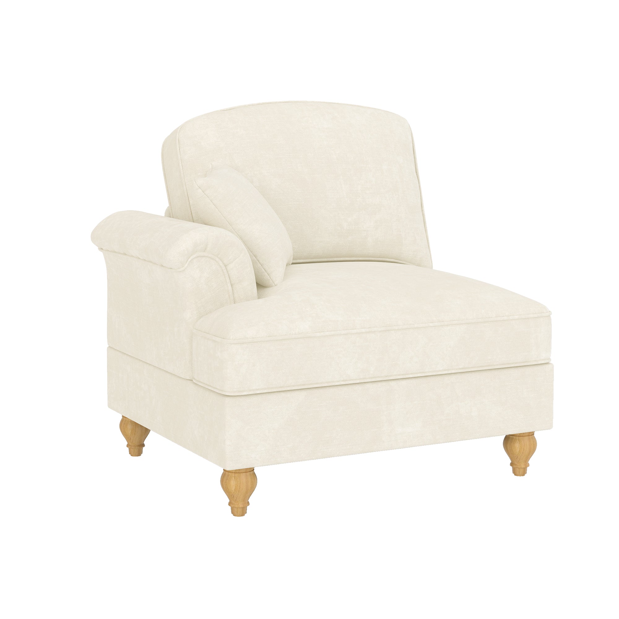 Windsor Sofa LSF 1 Cushion Chenille White