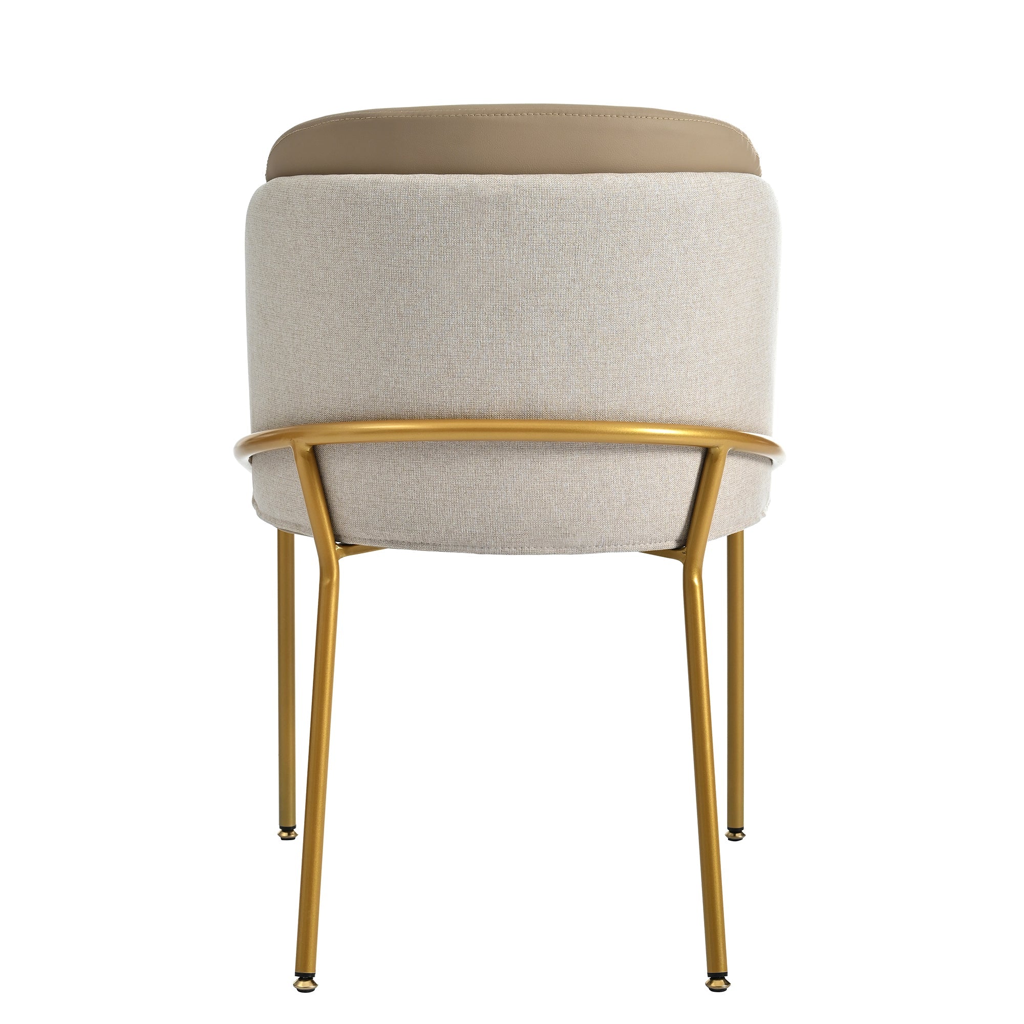 Modern Chairs 4 Pcs Angled Legs Adjustable Feet (Beige+Khaki)