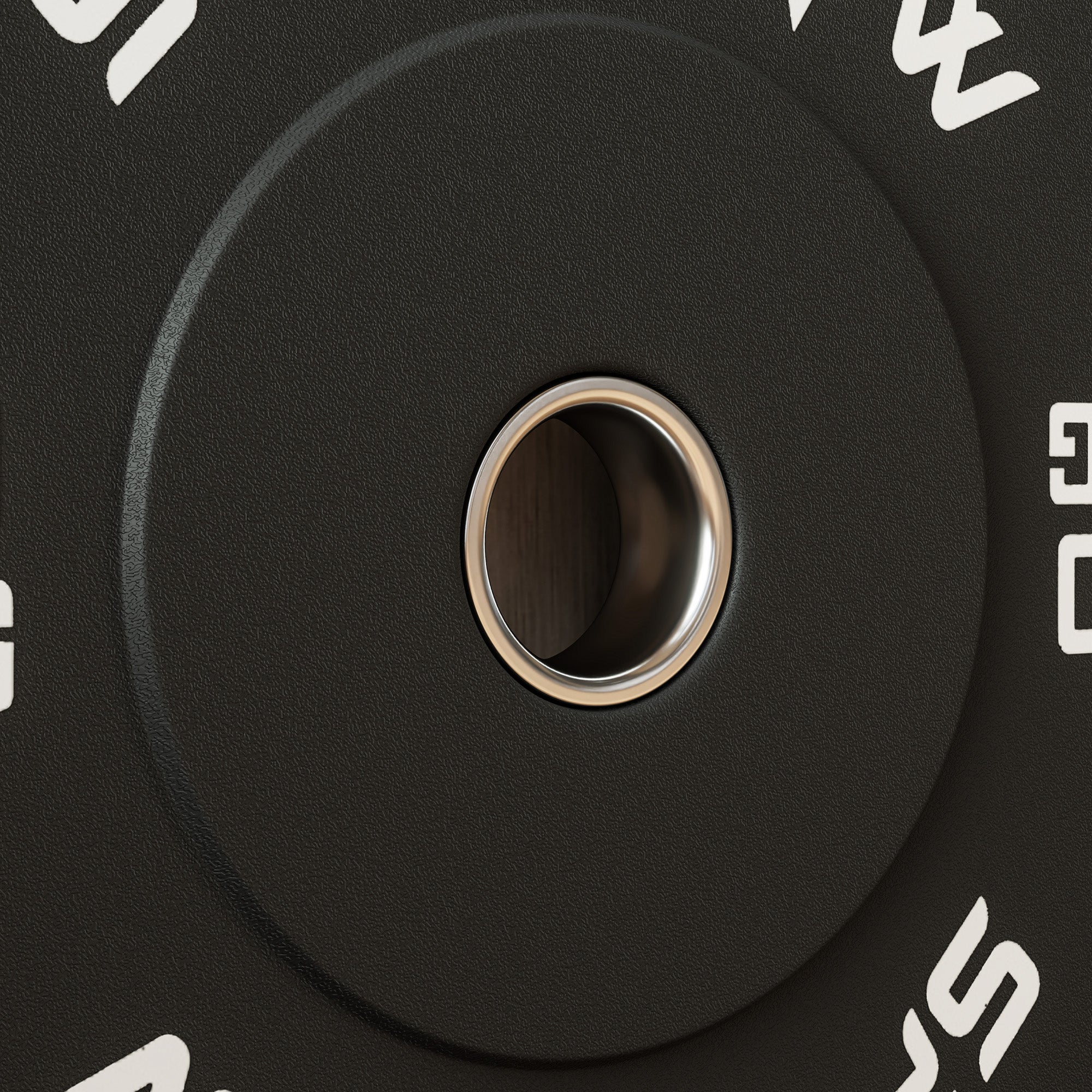 Dumbbell Weights, 2 x 10 kg, for 5 cm Barbell, Black