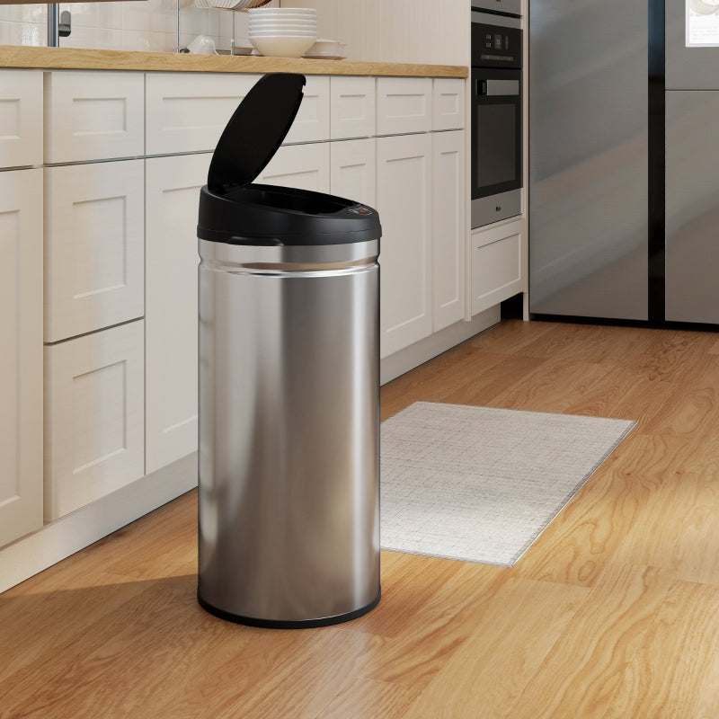 Touchless Sensor Waste Bin 42L Soft-Close - Stainless Steel
