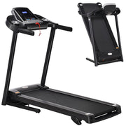 Folding Treadmill, 2.0HP Incline Running Machine with LED Display, Grey