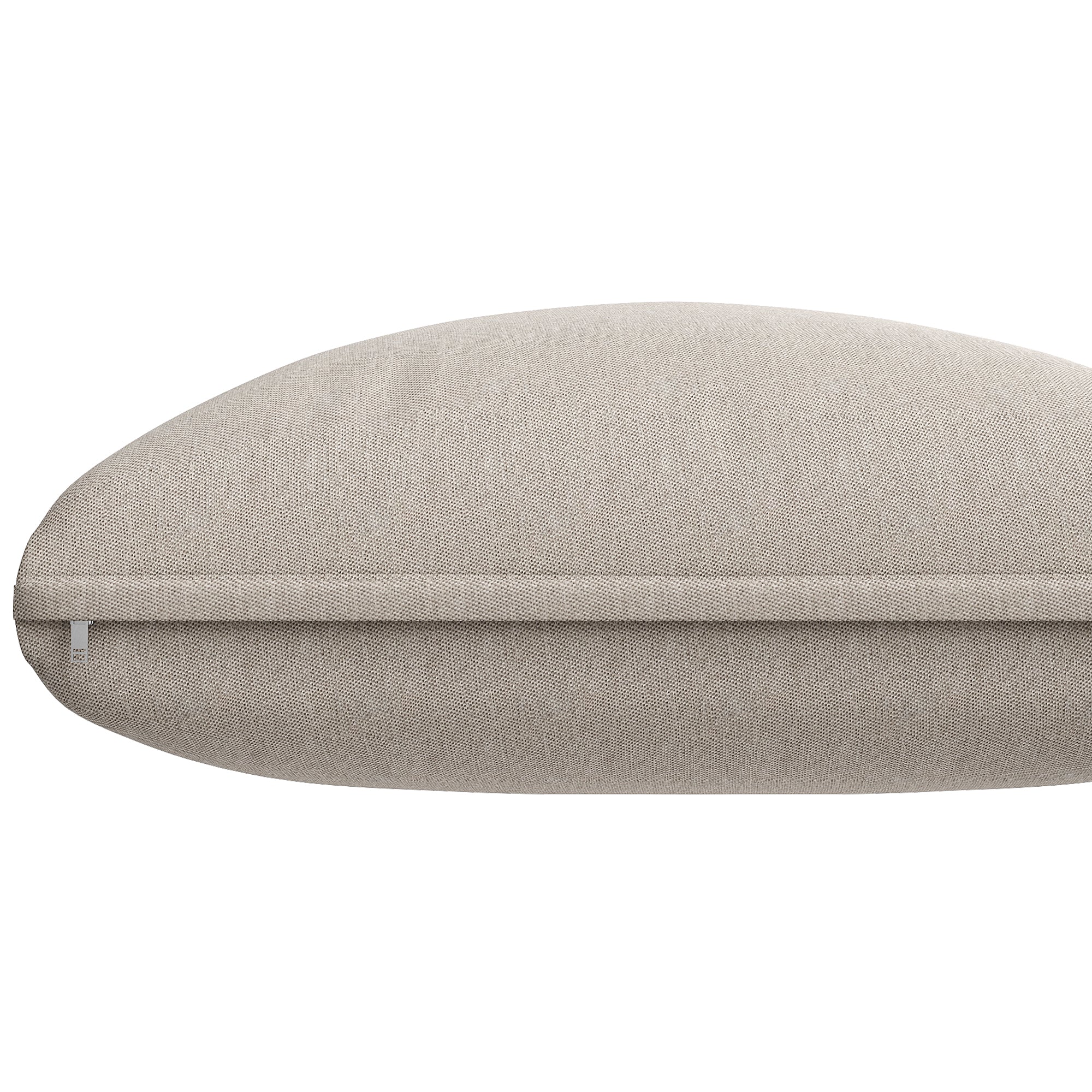 Garden Sofa Set L-Shape 8-Seater Hand-Woven with Table & Armchair - Iron Frame Beige