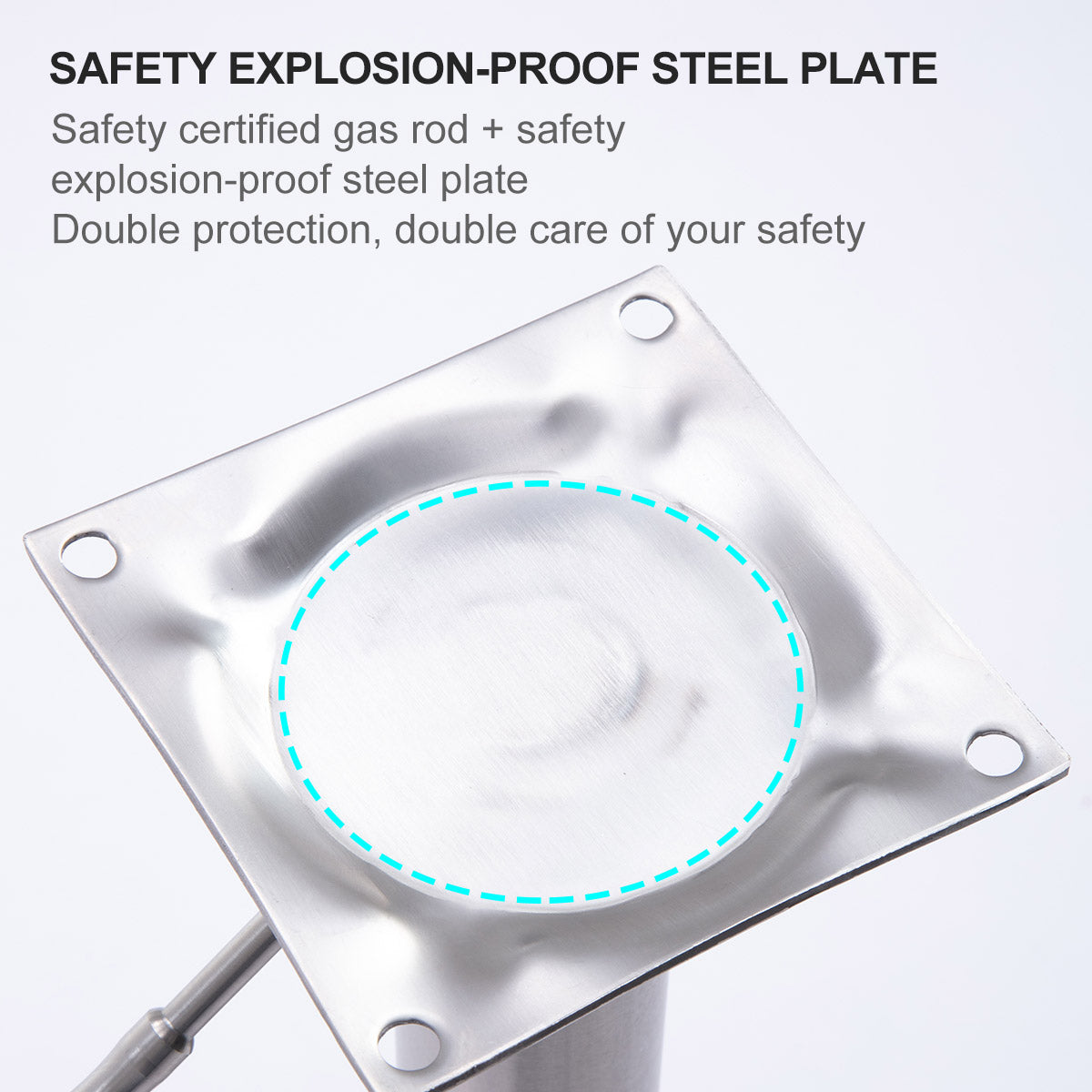 Bar Stools Swivel Adjustable Height Backrest Black Leather and Steel