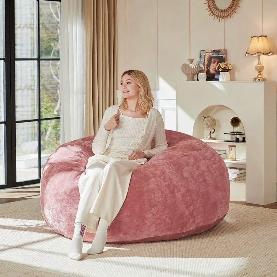 6FT Bean Bag Chair Sofa for Adults, Soft Comfortable Reading Chair