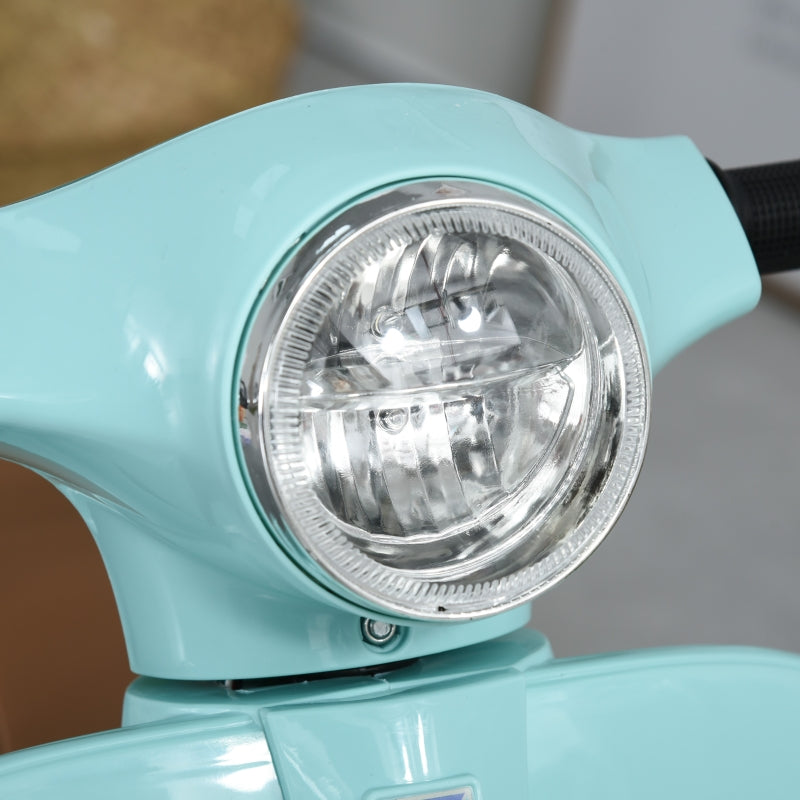 Vespa children's scooter, 1.5-3 years, metal, blue-green