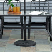 Parasol Base 14 kg Round Cement Ø49 cm for Garden & Terrace
