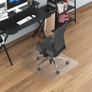 Floor Protection Mat 90x120cm, Scratch-Resistant, Transparent Plastic