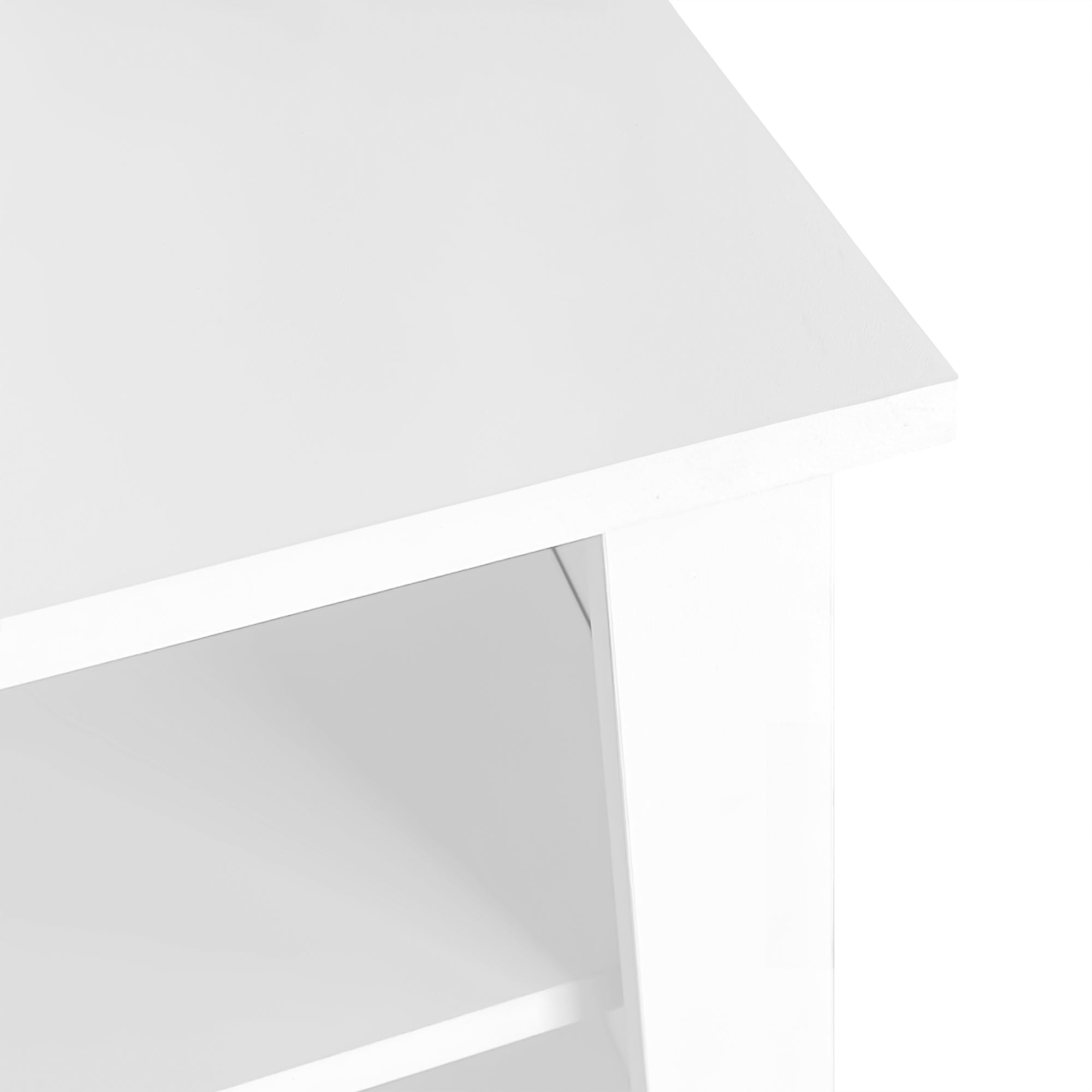 Wardrobe set with bench and shoe rack, multifunctional, storage, white