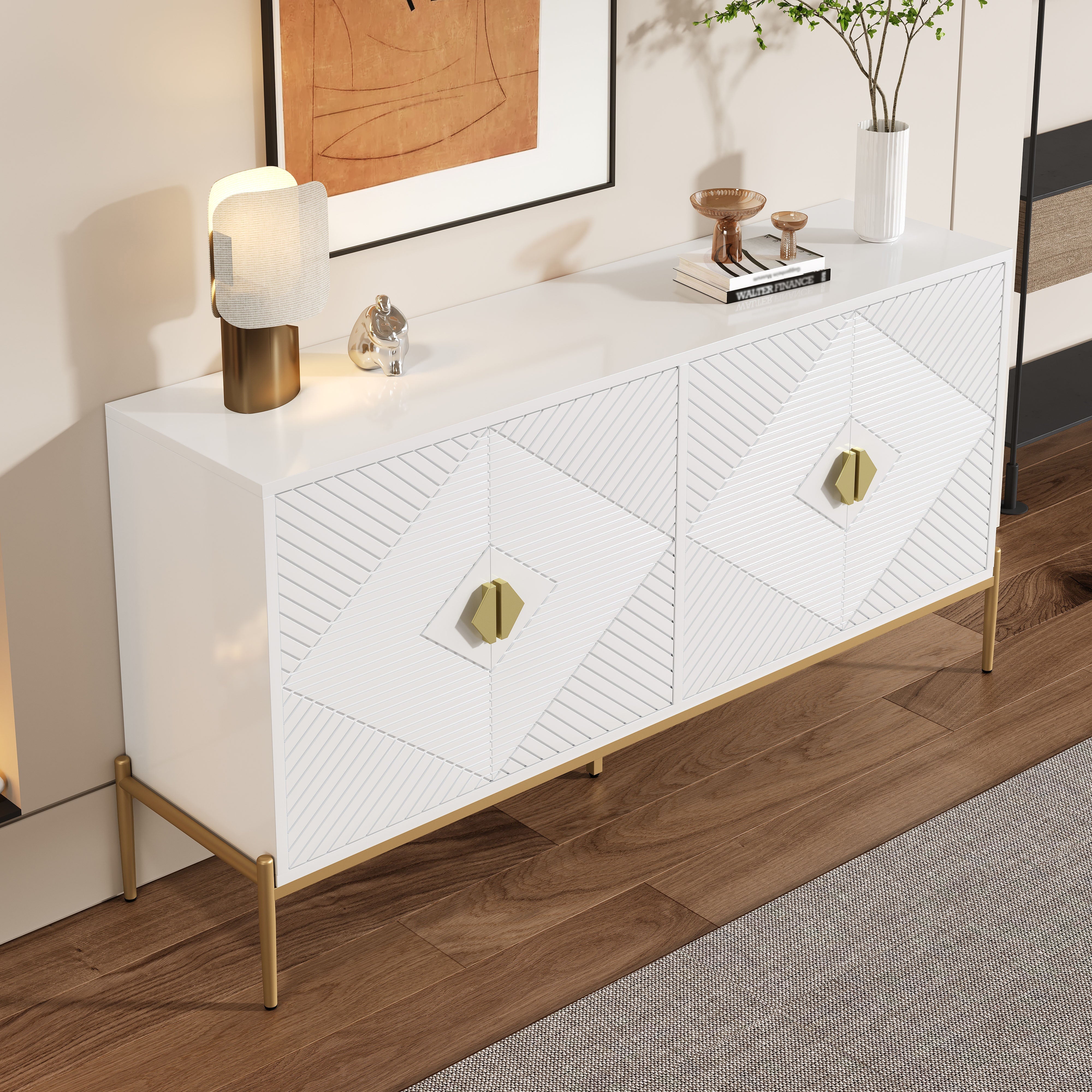 Modern Sideboard/Cabinet Storage Chest of Drawers 162 x 40 x 80cm