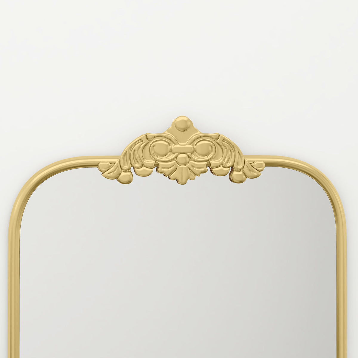 Wall Mirror Baroque Style Decorative Metal Frame 60x87cm, Gold