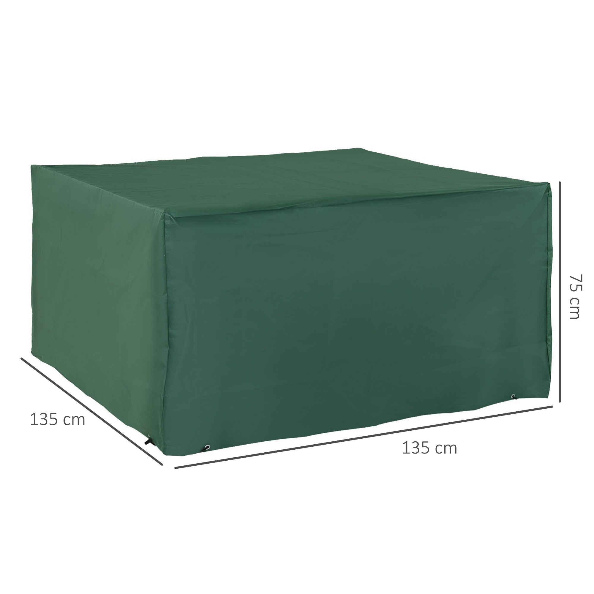 Protective Cover, Garden Furniture 600D Oxford, Green